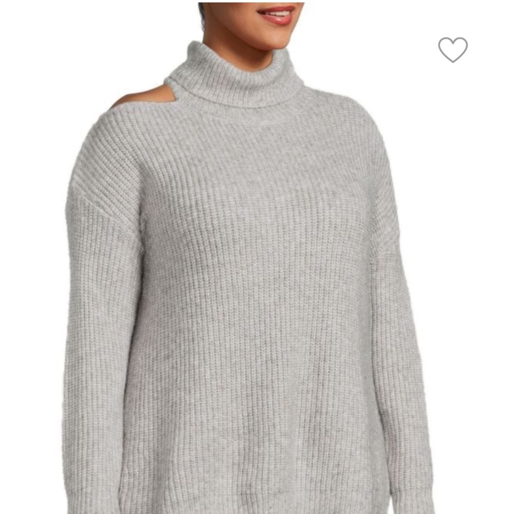 NWT Bobeau Cutout Turtleneck Sweater (G)